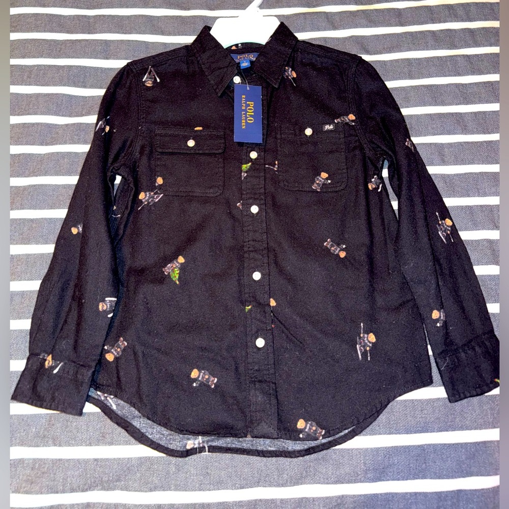 NWT Polo Ralph Lauren Holiday Ski Button Down